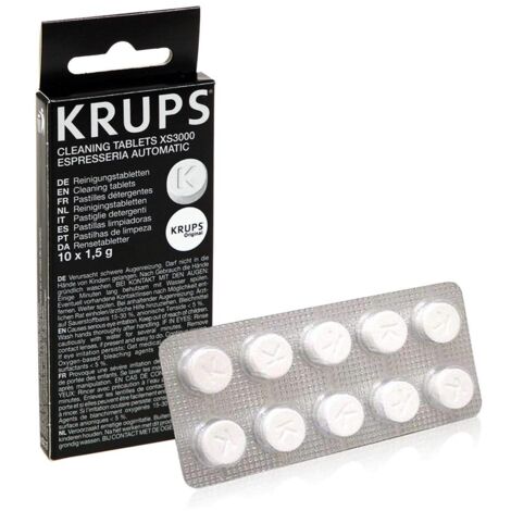 Krups Pastillles Nettoyantes XS3000 (10pcs) pour machines à café