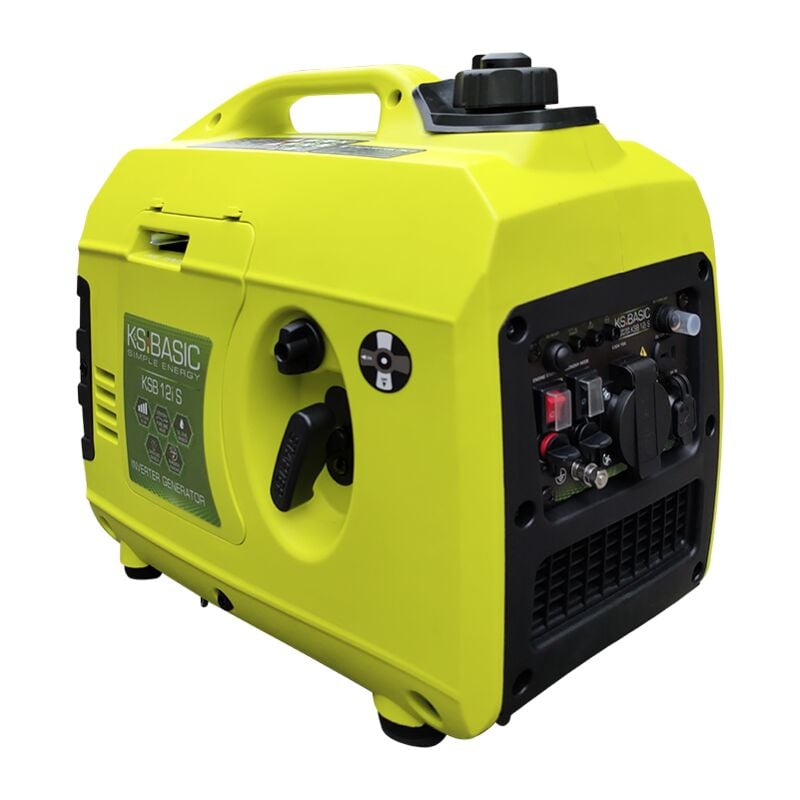 Image of K&s Basic - Generatore inverter ksb 12i s, generatore di corrente kW 1.2, generatore inverter per pesca, campeggio, uscita usb, generatore di benzina