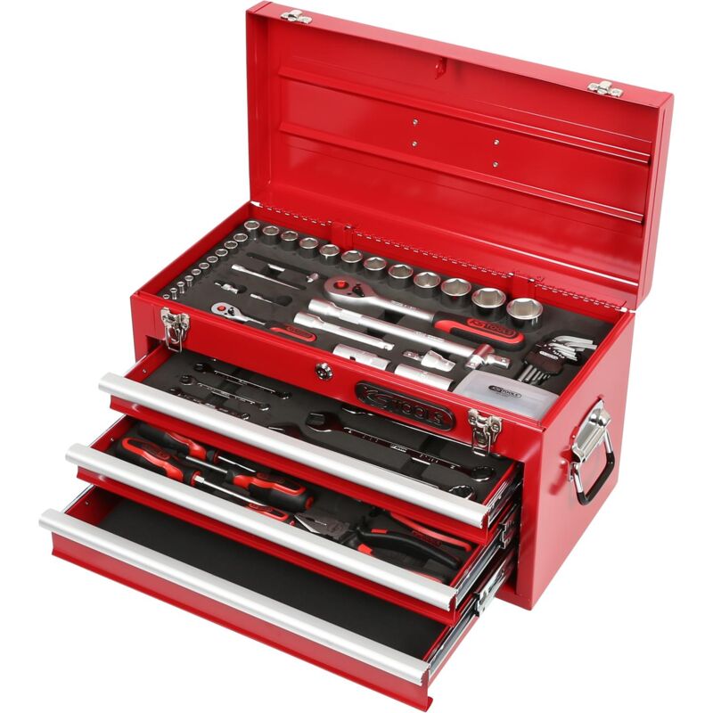 

Kstools - KS TOOLS 1/4'+1/2' Juego de herramientas universales, 100 pzs