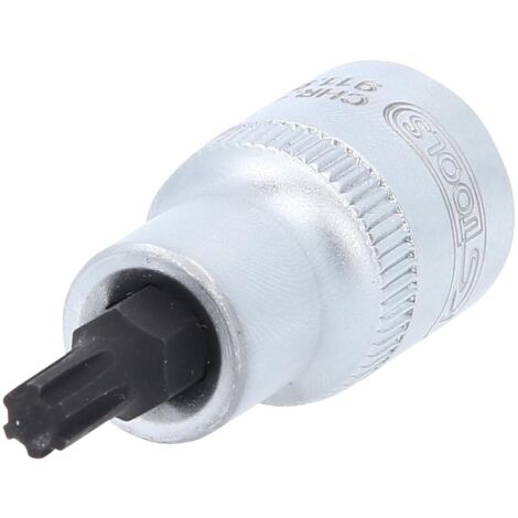 KS Tools 1/2 Bit-Stecknuss für RIBE-Schrauben, kurz, M6