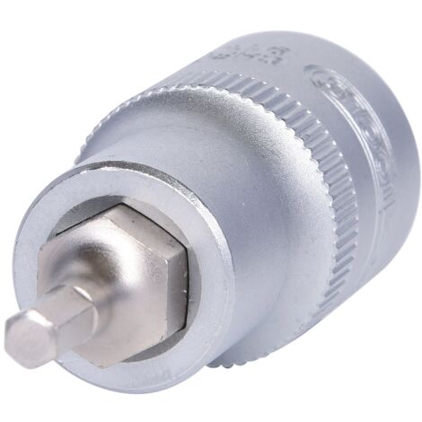 KS Tools 1/2 Bit-Stecknuss Innensechskant, kurz, 4 mm