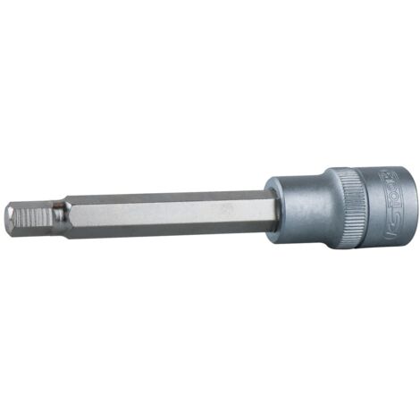 KS Tools 1/2 Bit-Stecknuss Innensechskant, lang, 19 mm