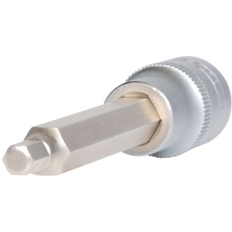 KS Tools 1/2 Bit-Stecknuss Innensechskant, lang, 6 mm
