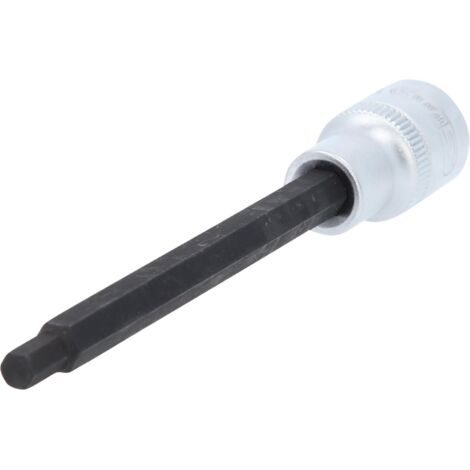 KS Tools 1/2 Bit-Stecknuss Innensechskant, lang, 6 mm