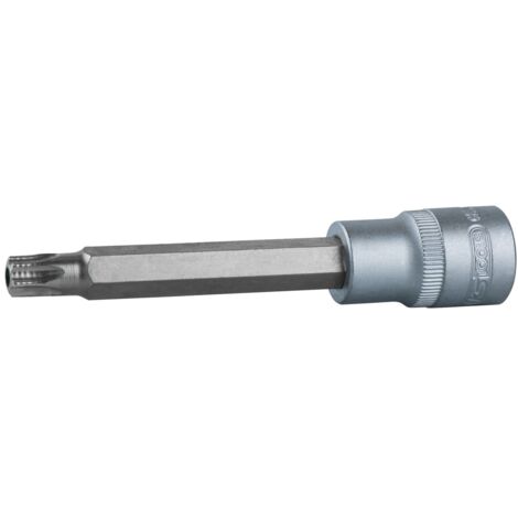 KS Tools 1/2 Bit-Stecknuss Torx mit Stirnlochbohrung, lang, TB10