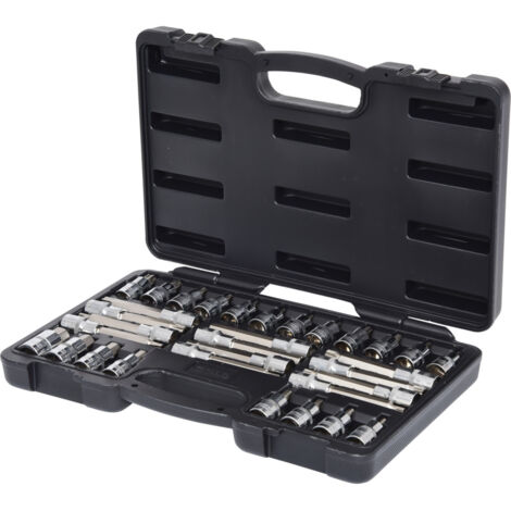 KS Tools 1/2" CHROMEplus Bit-Stecknuss-Satz, 32-tlg - 918.1752