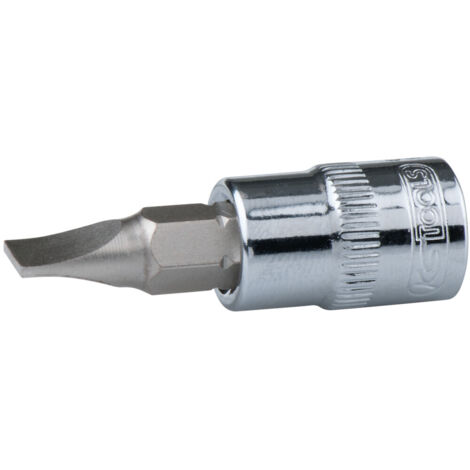 KS Tools 1/2" CHROMEplus Bit-Stecknuss Schlitz, 10mm