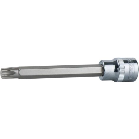 KS Tools 1/2" CHROMEplus Bit-Stecknuss TX, lang, T27