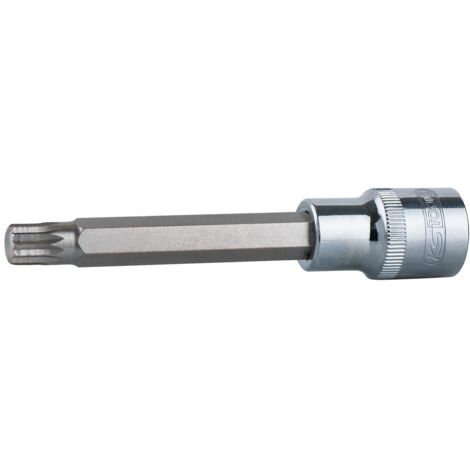 KS Tools 1/2 CHROMEplus Bit-Stecknuss XZN, lang, M8