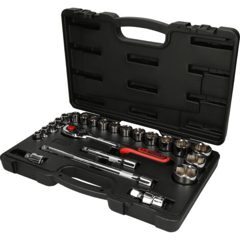 KS TOOLS 1/2' CHROMEplus Coffret de douilles, 23 pcs ( 918.0623 )