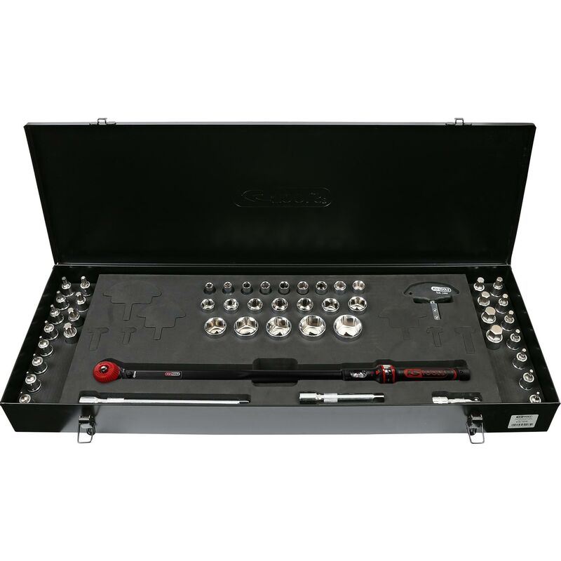

Kstools - KS TOOLS 1/2' Conjunto de herramientas ERGOTORQUE®precision de 60-320 Nm para llave dinamométrica, 49 pzs