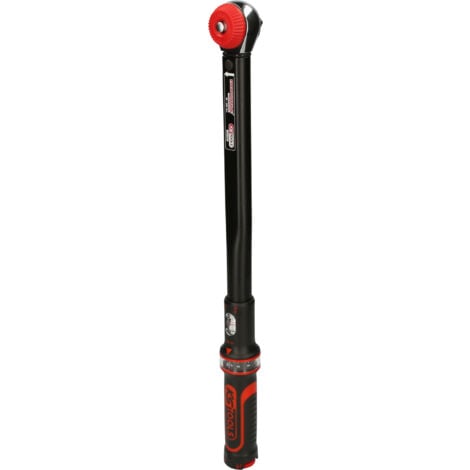 KS Tools 1/2" ERGOTORQUE®precision Ratschen-Drehmomentschlüssel Drehknopf, 40-200Nm