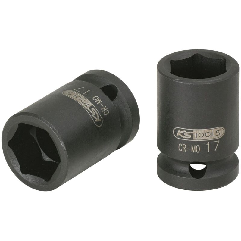 

KS TOOLS 1/2" Llave de vaso de impacto hexagonal, corta, 15/16''