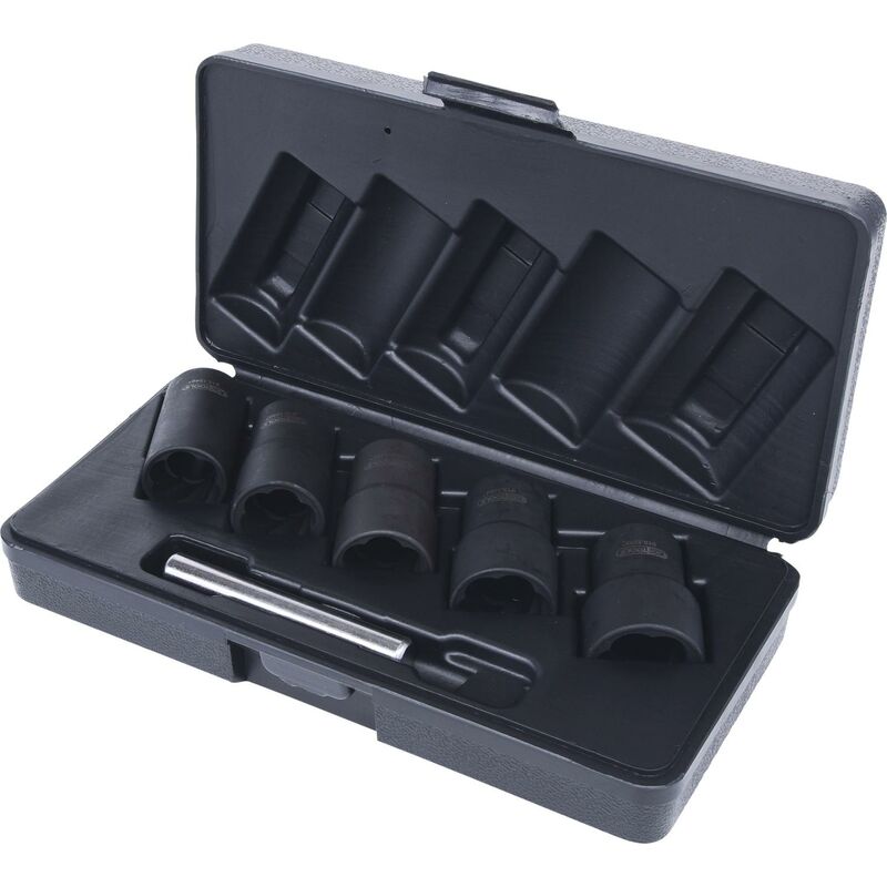 

Kstools - KS TOOLS 1/2' Juego de llaves de vaso de impacto de perfil helicoidal, 6 pzs, 19-25 mm