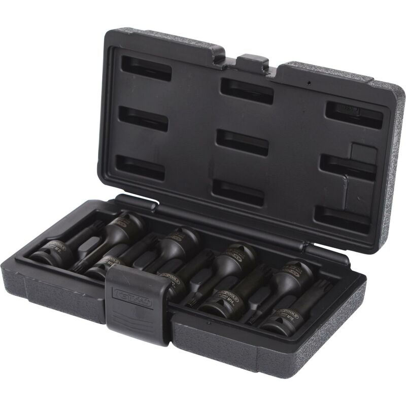 

Kstools - KS TOOLS 1/2' Juego de bits con adaptador de impacto XZN, 9 pzs