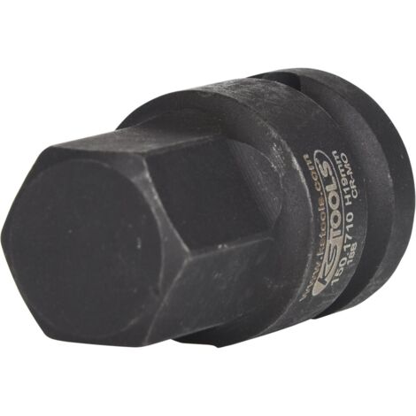 KS Tools 1/2" Kraft-Bit-Stecknuss, Innensechskant, 19mm - 150.1710