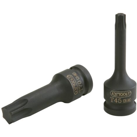 KS TOOLS 1/2" Kraft-Bit-Stecknuss Torx, lang, T80 ( 911.0922 )