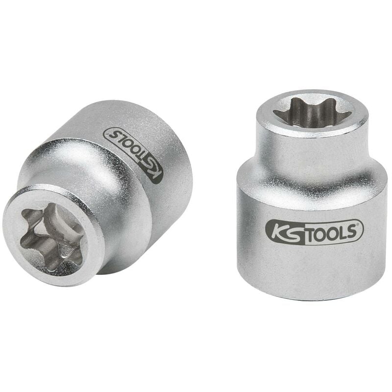 

KS TOOLS 1/2" Llave de vaso Torx E para Mercedes, corta