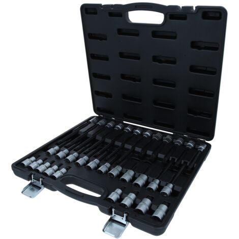KS Tools 1/2 RIBE Bit-Stecknuss-Satz, 32-tlg, kurz, lang und extra lang