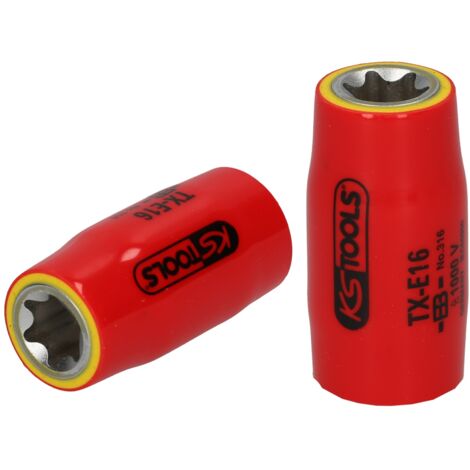 KS Tools 1/2 Torx-E-Stecknuss mit Schutzisolierung, E14