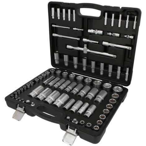 KS Tools 1/4+3/8+1/2 Steckschlüssel-Satz, 82-tlg, Zollmaße