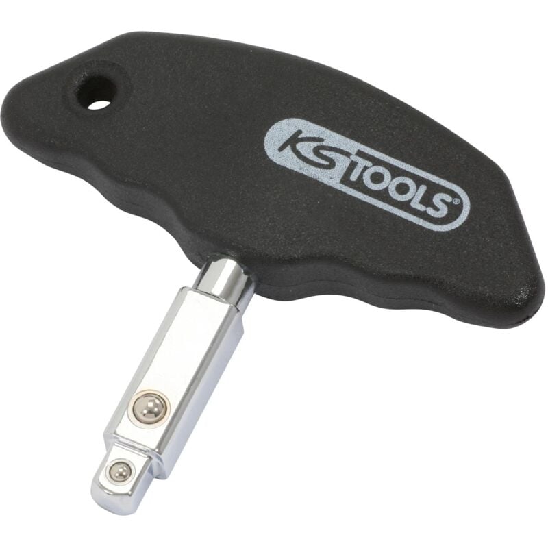 

KS TOOLS Mango en T con cuadrado 1/4'+3/8'