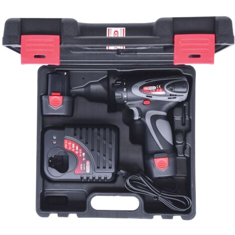 KS Tools 1/4 Akku-Bit-Schrauber, 24Nm, 400 U/min 10,8V, mit 2 Akkus und 1 Ladegerät