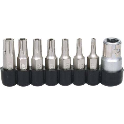 KS Tools 1/4" Bit-Satz für Fünfsternschrauben, 8-tlg - 911.1480