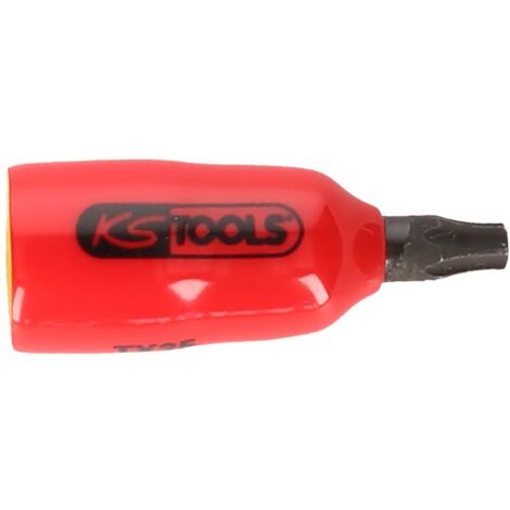 KS Tools 1/4" Bit-Stecknuss mit Schutzisolierung für Torx-Schrauben, T25 - 117.2475