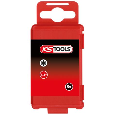 KS Tools 1/4 Bit Torx,75 mm, T8, 5er Pack