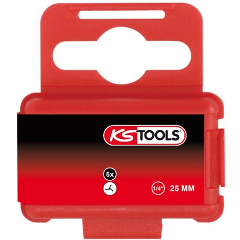 KS Tools 1/4 Bit TRIWING, 25 mm, 1, 5er Pack