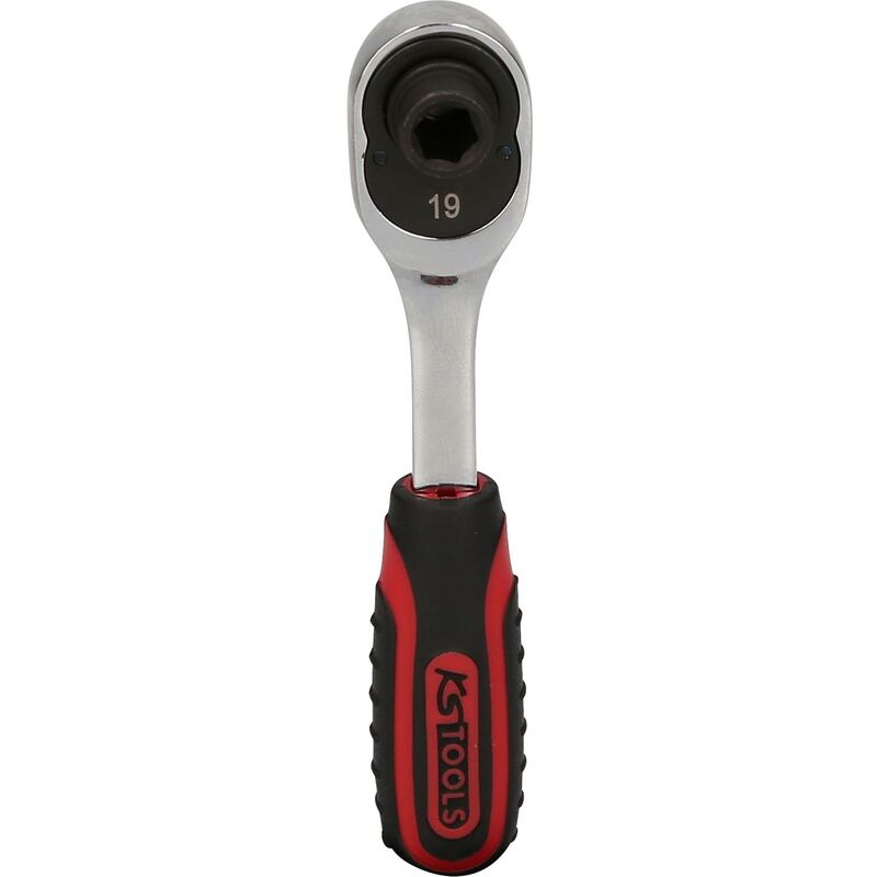 

Kstools - KS TOOLS 1/4' Carraca reversible de punta intercambiable CHROMEplus, 115 mm