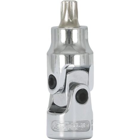 KS Tools 1/4 CHROMEplus Gelenk-Bit-Stecknuss Torx, T15