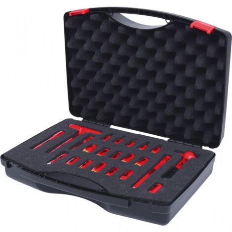 KS Tools 1/4" Coffret de douilles isolées, 22 pcs.