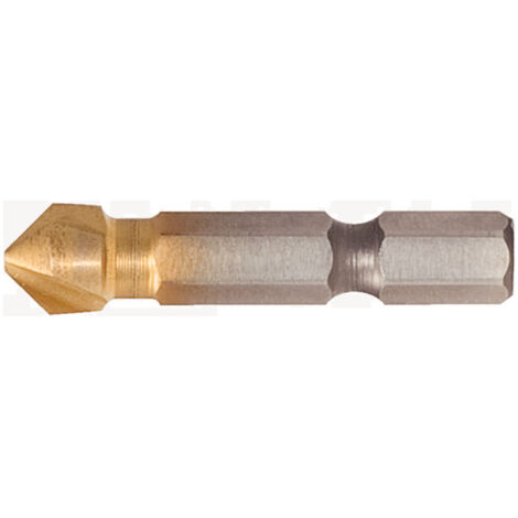 KS Tools 1/4" HSS TiN Kegel- und Entgratsenker-Bit 90°, 10,4mm