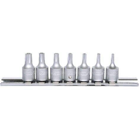 KS TOOLS 1/4' Jeu de douilles de vissage,5pans percé,7 pcs ( 911.1470 )