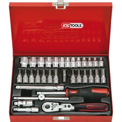 KS Tools 1/4 Steckschlüssel-Satz, 33-tlg