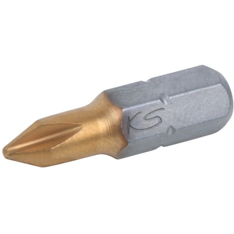KS Tools 1/4 TiN Bit, 25 mm, PH2, 5er Pack