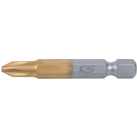 KS Tools 1/4 TiN Bit, 50 mm, PH1, 5er Pack