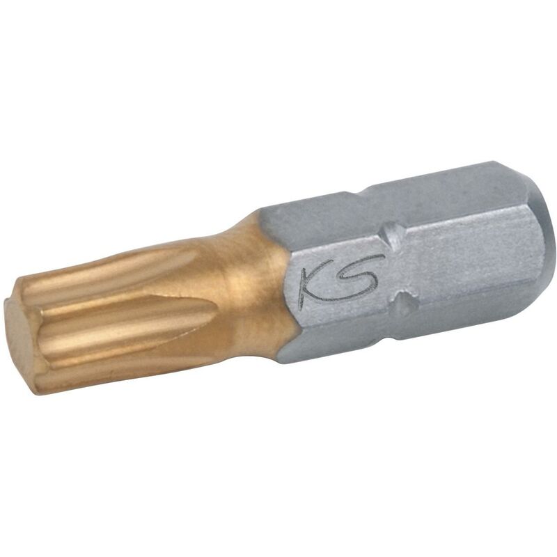 

Kstools - KS TOOLS 1/4' Punta TIN para tornillos Torx, 25mm, T10, paquete de 5