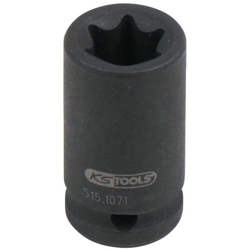 

Kstools - KS TOOLS 1/4' Llave de vaso de impacto Torx-E, corta, E11