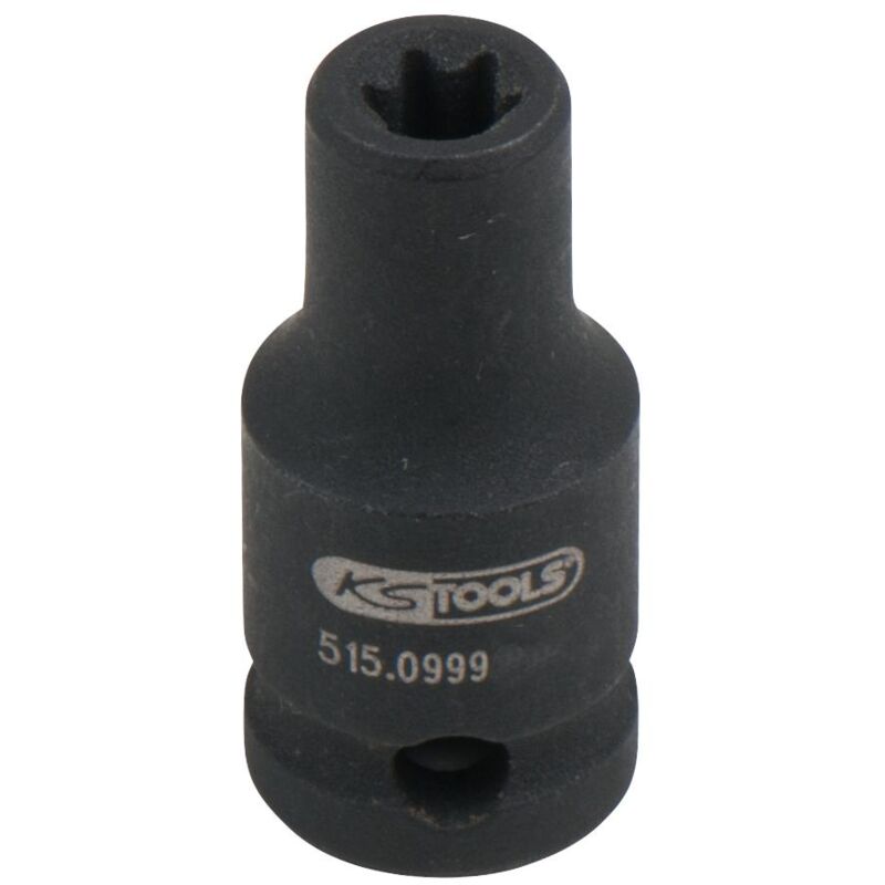 

KS TOOLS 1/4" Llave de vaso de impacto Torx-E, corta, E5