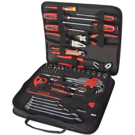 KS Tools 1/4 Universal-Werkzeugtasche, 62-tlg