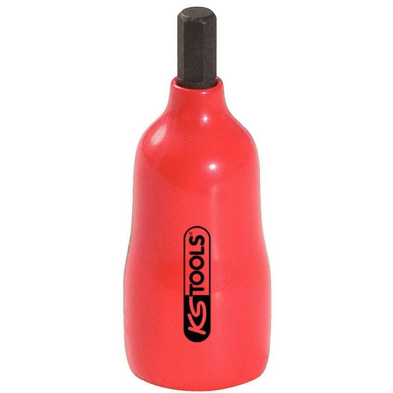 

Kstools - KS TOOLS Llave de vaso con punta de 1/4' y aislamiento protector para tornillos con encastre hexagonal, 3 mm