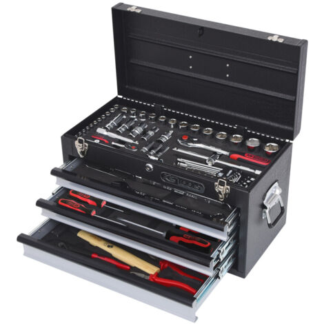 KS TOOLS 1/4&quot+1/2&quot CHROMEplus Universal-Werkzeug-Satz 99tlg. Zollmaße - 918.0150