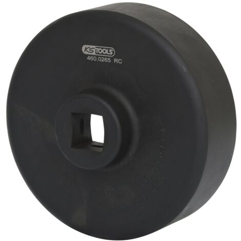 KS Tools 1 Achsmuttern-Schlüssel, 6-kant, kurz, 125 mm
