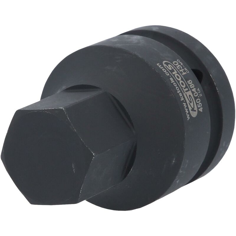 

Kstools - KS TOOLS 1' Llave de vaso de impacto con punta para tornillos con encastre hexagonal, corta, 30 mm