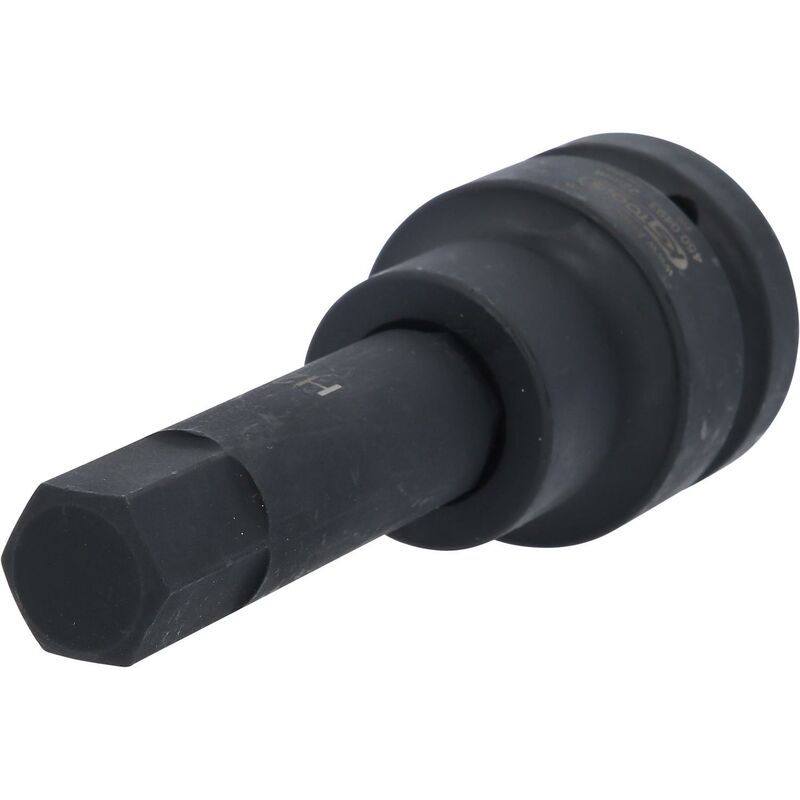 

Kstools - KS TOOLS 1' Llave de vaso de impacto con punta para tornillos con encastre hexagonal, larga, 22 mm