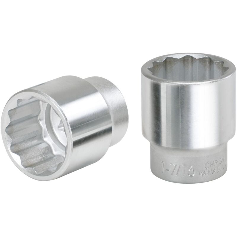 

Kstools - KS TOOLS 1' Llave de vaso de 12 cantos, corta, 2.3/8'