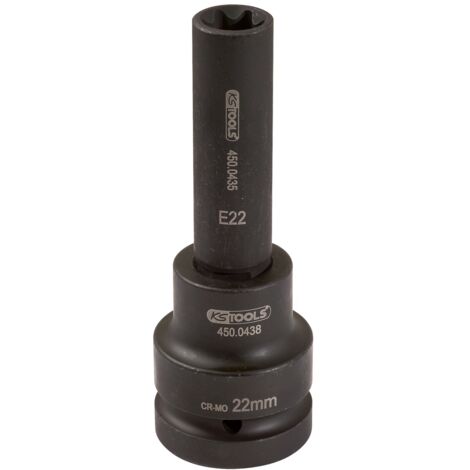 KS Tools 1 Kraft-Stecknuss E-Torx, lang, E20